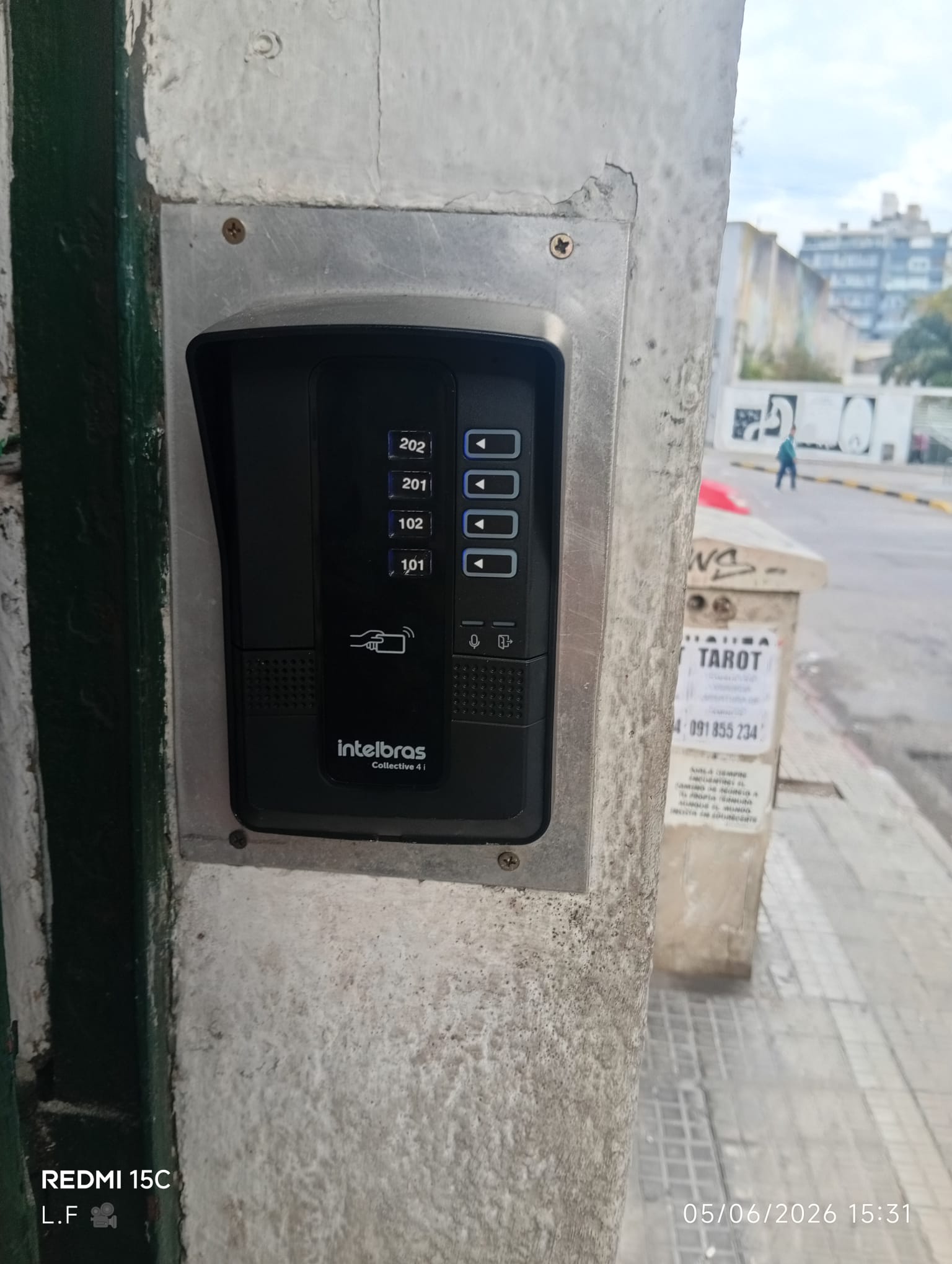 Frente de calle para edificio